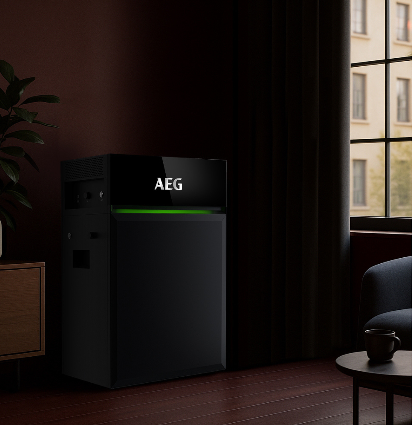 AEG Solarcube thuisbatterij in woonomgeving